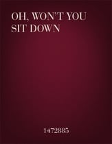 Oh, Won't You Sit Down? Three-Part Treble choral sheet music cover